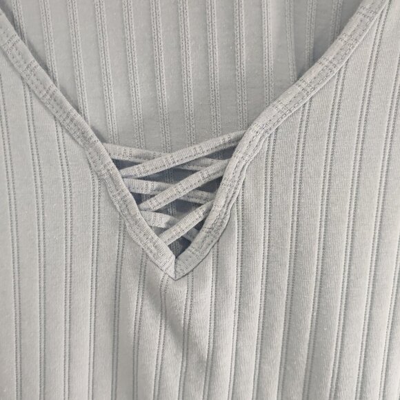 Women's Light Blue Short Sleeve Shirt Size XXXL - Picture 4 of 5